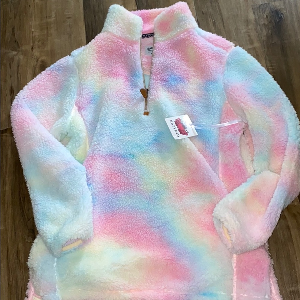 cozy tie dye pullover